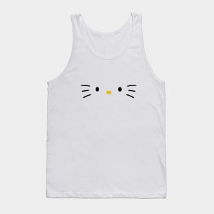 Kitten face mask Tank Top